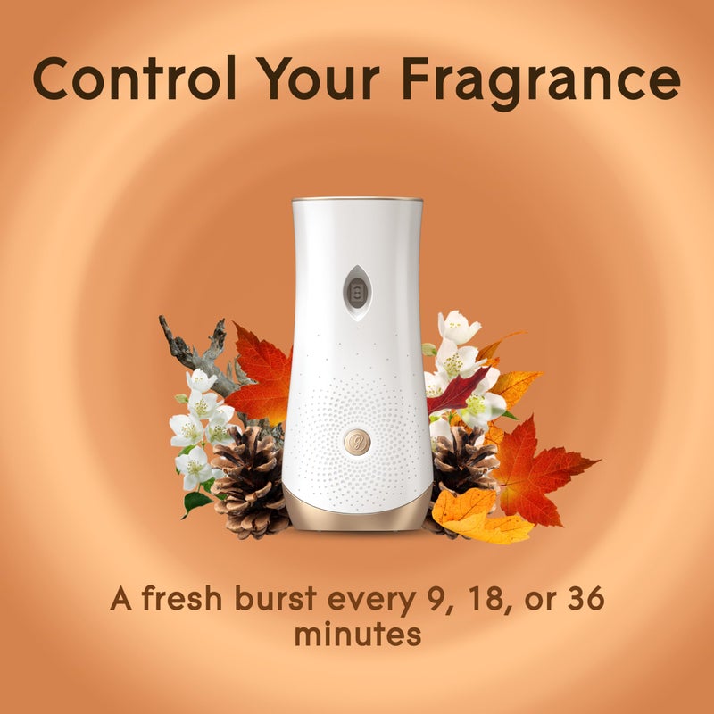 Glade مجموعة إعادة تعبئة ور holder لحاقن غليد الأوتوماتيكي، معطر هواء للمنزل والحمام، خشب الكشمير، 6.2 أونصة، 2 عدد - Image 4